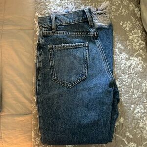 Distressed Garage Jeans